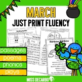 March Just Print Fluency Pack