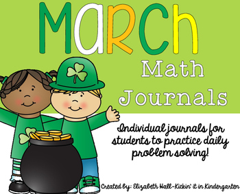 Preview of March Kindergarten Math Journal