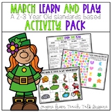 March Learn and Play Activity Pack- A 2-3 Year Old Standar