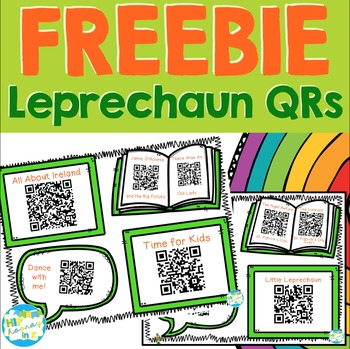 Preview of March Leprechaun QR Codes