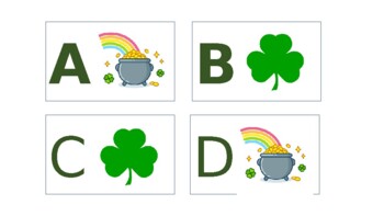 Preview of March Letter Pack St. Patricks Theme