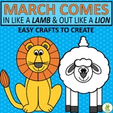 March Lion and Lamb Crafts