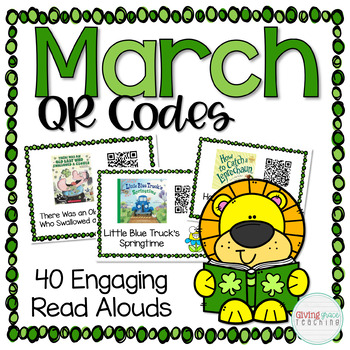 Preview of March Listening to Reading QR Codes