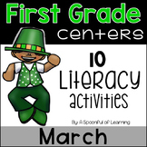 March Literacy Centers - First Grade