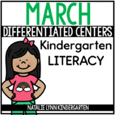 March Literacy Centers Kindergarten
