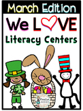 March Literacy Centers for Kindergarten