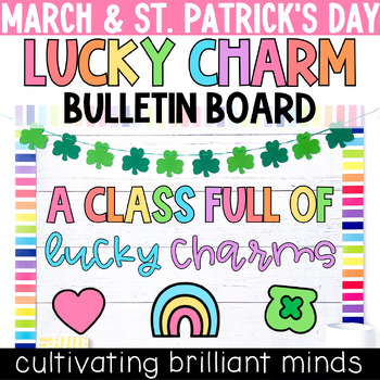 Preview of March Lucky Charms Bulletin Board Display | St. Patrick's Day