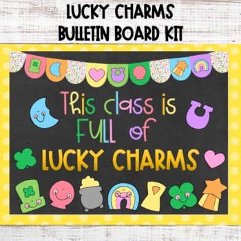 Preview of March Lucky Charms/St. Patrick's Day Bulletin Board Kit