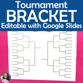 March MATHness BIG Editable Tournament Bracket in Google Slides