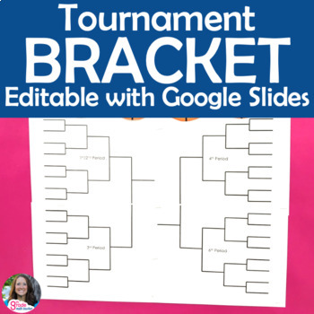 Preview of March MATHness BIG Editable Tournament Bracket in Google Slides