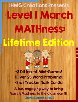 Preview of March MATHness-Level I-Lifetime Edition: March Madness Engaging Math Skills
