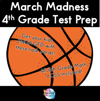 Preview of March Madness 4th Grade Math Test Prep