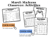 March Madness Activities *Book Bracket, Reading/Math Chall