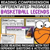 March Madness Basketball Reading Comprehension Passages Qu