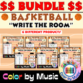 March Madness Basketball Rhythm Activity "Write The Room" BUNDLE