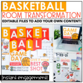 March Madness Basketball Room Transformation Kit