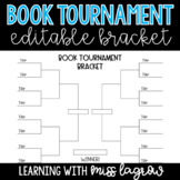 March Madness Editable Book Tournament Bracket Brackets
