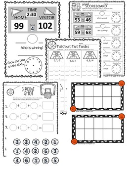 March Madness Freebie for First Grade