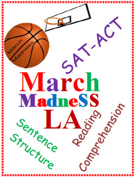 Preview of March Madness Language Arts Worksheets