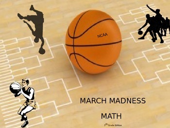 Preview of March Madness Math 5th Grade