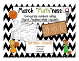 March Madness Math Brackets - Compare Using Place Value, Decimals