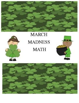 Preview of March Madness Math Packet--St. Patrick's Day
