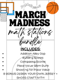 March Madness Math Stations - Composing/Decomposing, Repre