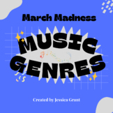 March Madness: Music Genres Google Slides