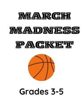Preview of March Madness Packet Grades 3-5