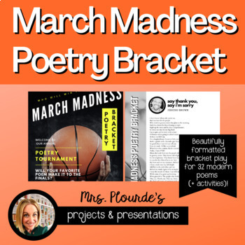 Preview of March Madness Poetry Bracket (Complete Unit!) for AP/Honors