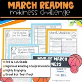 March Madness Reading Test Prep Challenge - 3rd & 4th Grade