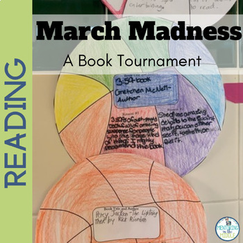 Preview of March Madness Reading Challenge Tournament with Book Brackets & Bulletin Board