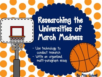 Preview of March Madness: College Research Using the Brackets