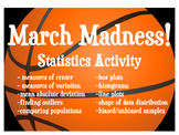 March Madness Statistics Activity -Real World Application