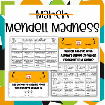Preview of March Madness Themed Genetics Activity