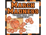 March Madness! Trashketball Game Tournament - EDITABLE!