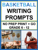 Basketball Writing Prompts: Persuasive, Expository, Narrat