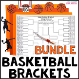 March Math Activities - Basketball Bracket BUNDLE - 11 Mat
