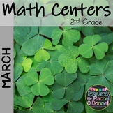 March Math Centers St Patrick's Day 2nd Grade