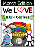 March Math Centers for Kindergarten