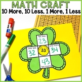 March Math Craft | Ten More Ten Less, One More One Less Ma