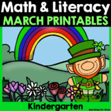 March Math & Literacy Printables {Kindergarten}
