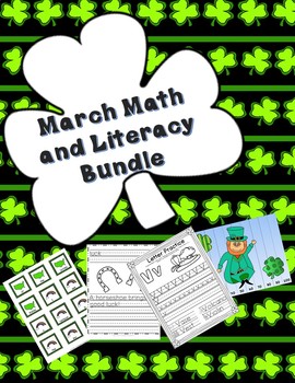 Preview of March Math and Literacy Bundle