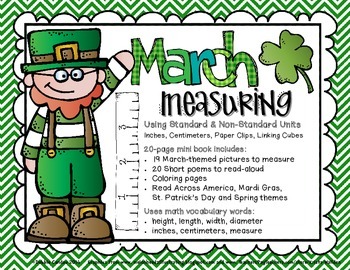 Preview of March Measuring: Using Standard and Non-Standard Units
