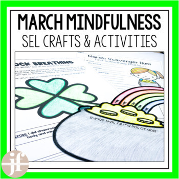 Preview of March Mindfulness Activities Craft | Saint Patricks Day SEL Craft