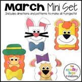 March Crafts Spring Art Projects Leprechaun Easter Bunny L