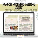 March Morning Meeting Slides | Morning Meeting Slides In G