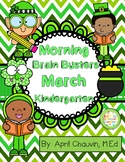 March Morning Work Brain Busters Kindergarten