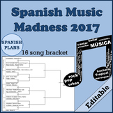 March Music Madness 2017 Spanish Bracket