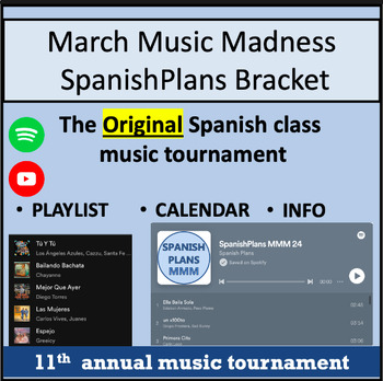 Preview of March Music Madness 2024 Playlist and Info